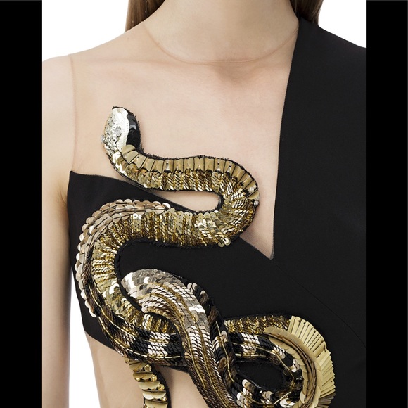 lisabetta Franchi Snake-Embellished Gown - Picture 4 of 5
